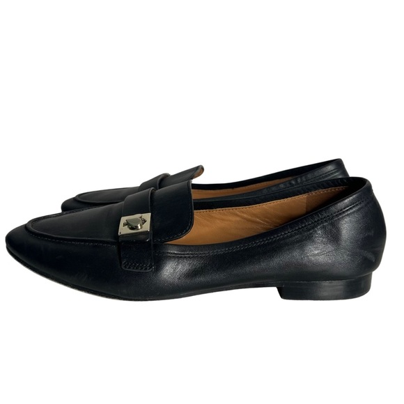 Kate Spade ♠️ Catroux Women’s Black Leather Slip On Loafers Flats Shoes Size 8B - Picture 11 of 11
